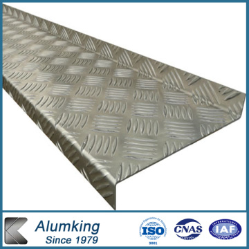 Pre-Cutted Checker Placa de alumínio para decoração de edifícios